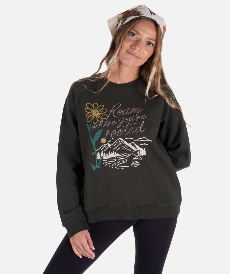 Rose Crewneck Fleece