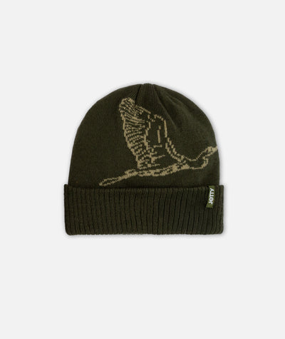 Egret Jacquard Beanie