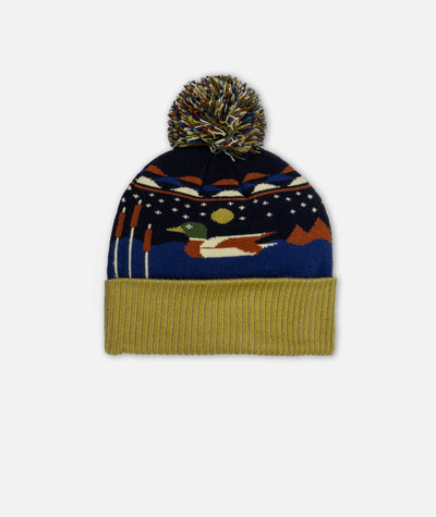 Hunter Pom Beanie