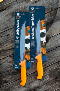 Fishing Knife 8" Slicer Tiger Edge - Orange