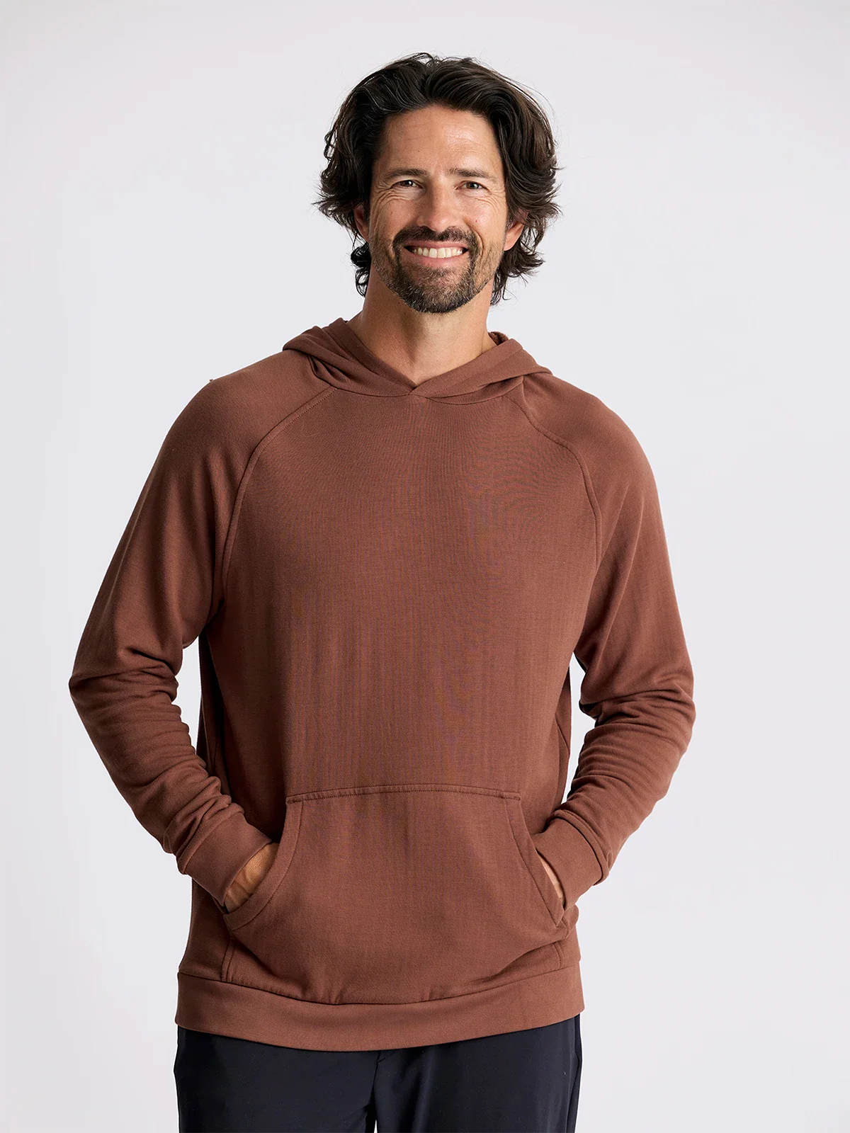 Mens Bamboo Lightweight Fleece Hoodie