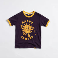 Happy Camper Youth Short Sleeve Ringer Tee
