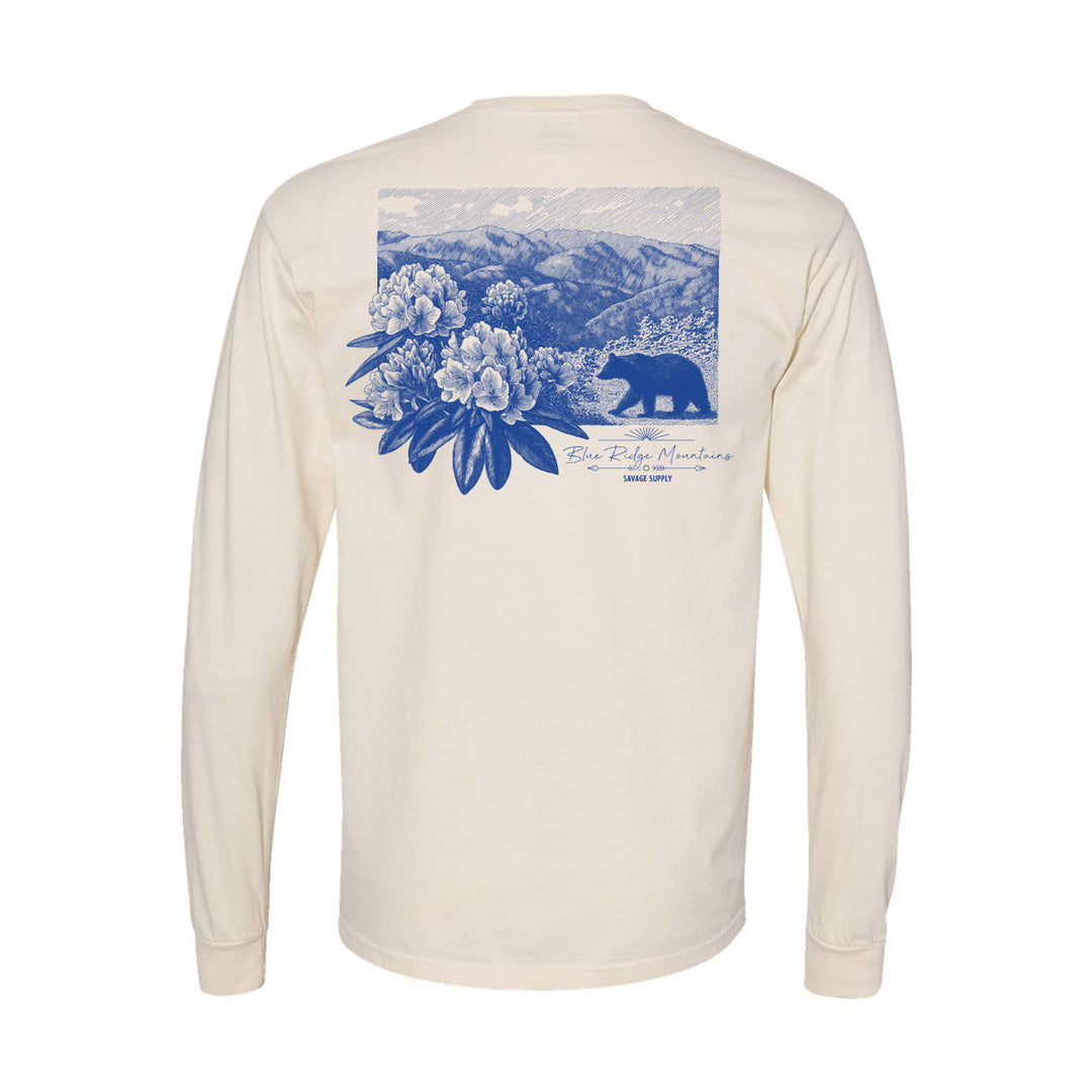 Blue Ridge Crosshatch Long Sleeve Tee