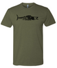 Salt Fever Black Wahoo Tee