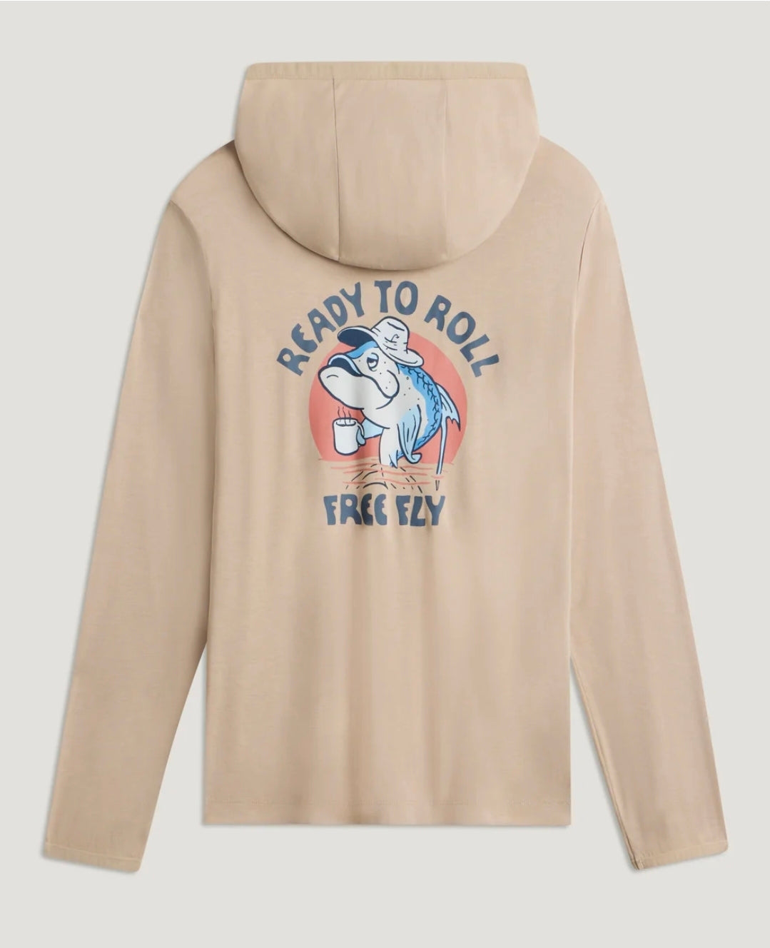 Men's Bamboo Lightweight Graphic Hoodie - Ready to Roll