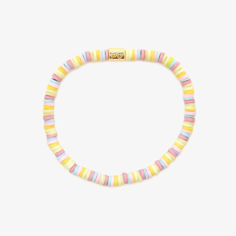 Seascape Vinyl Disc Stretch Anklet