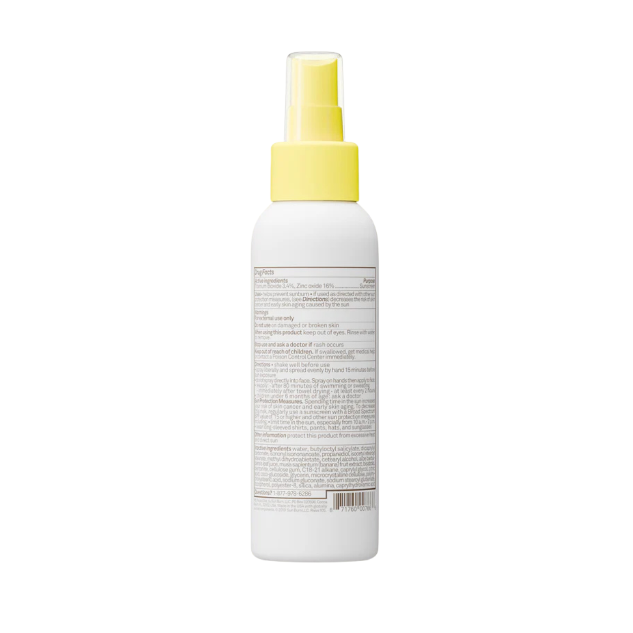 Baby Bum 50 Mineral Sunscreen Spray - Frangrance Free 3 FL OZ