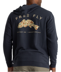 Vintage Camo Redfish Fleece Hoodie