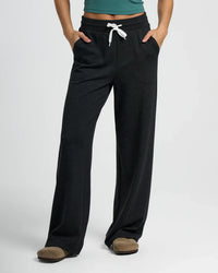 Women's Bamboo Lightweight Fleece Wide Leg Pant