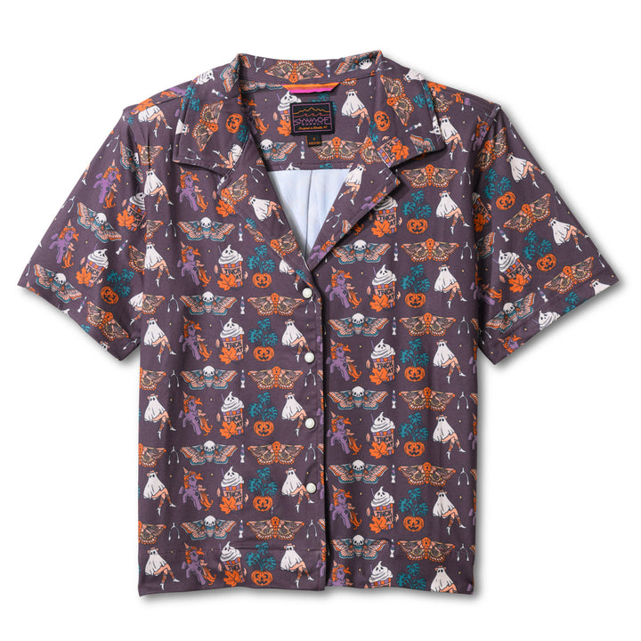 Spooky Ghouls Club Camp Shirt
