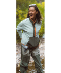 Women's Gridback Fleece Snap Pullover