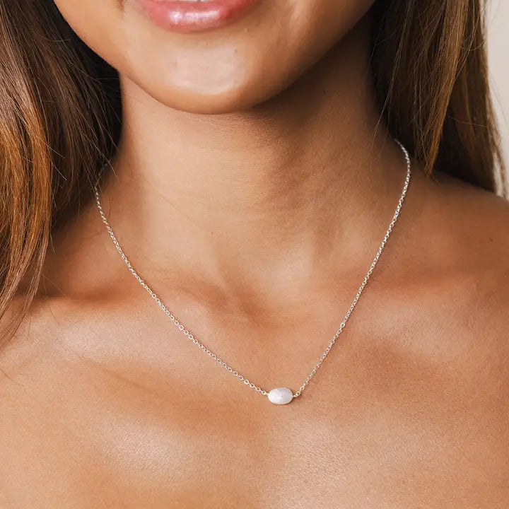 Intuition Stone Of the Earth Necklace Silver