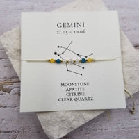 Constellation Natural Stone Bead Friendship Bracelet