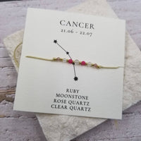 Constellation Natural Stone Bead Friendship Bracelet