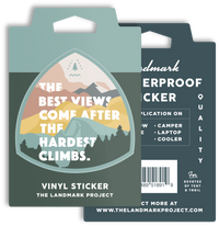 Hardest Climb Sticker