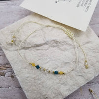 Constellation Natural Stone Bead Friendship Bracelet