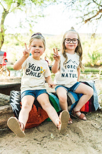 Wild Child Toddler Tee | Natural