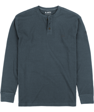 Seabed Waffle Henley Long Sleeve