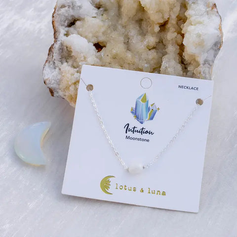Intuition Stone Of the Earth Necklace Silver