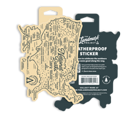 National Parks Map Sticker