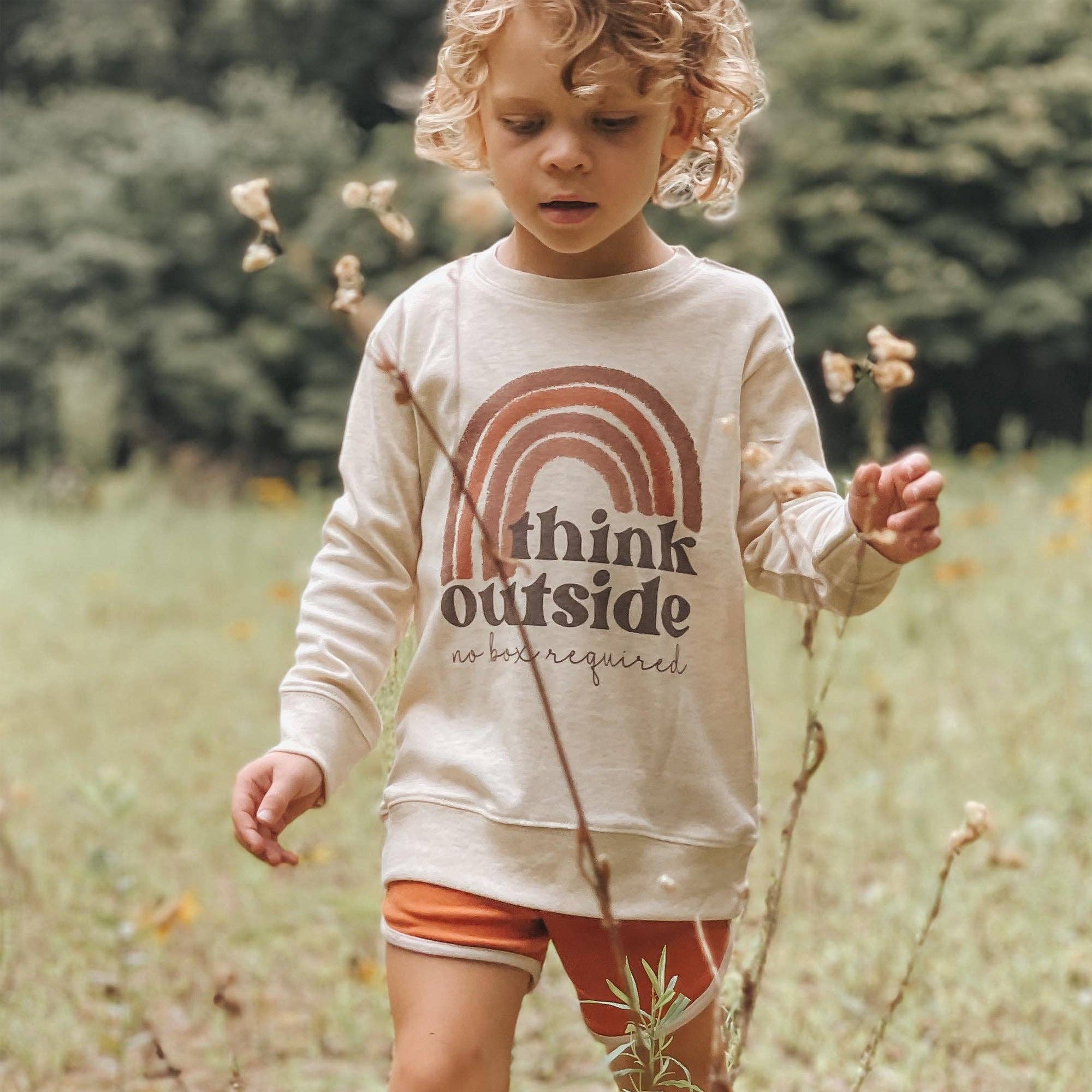 Think Outside Box Long Sleeve Outdoor Nature Unisex Clothing