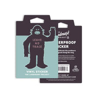 Leave No Trace Sticker