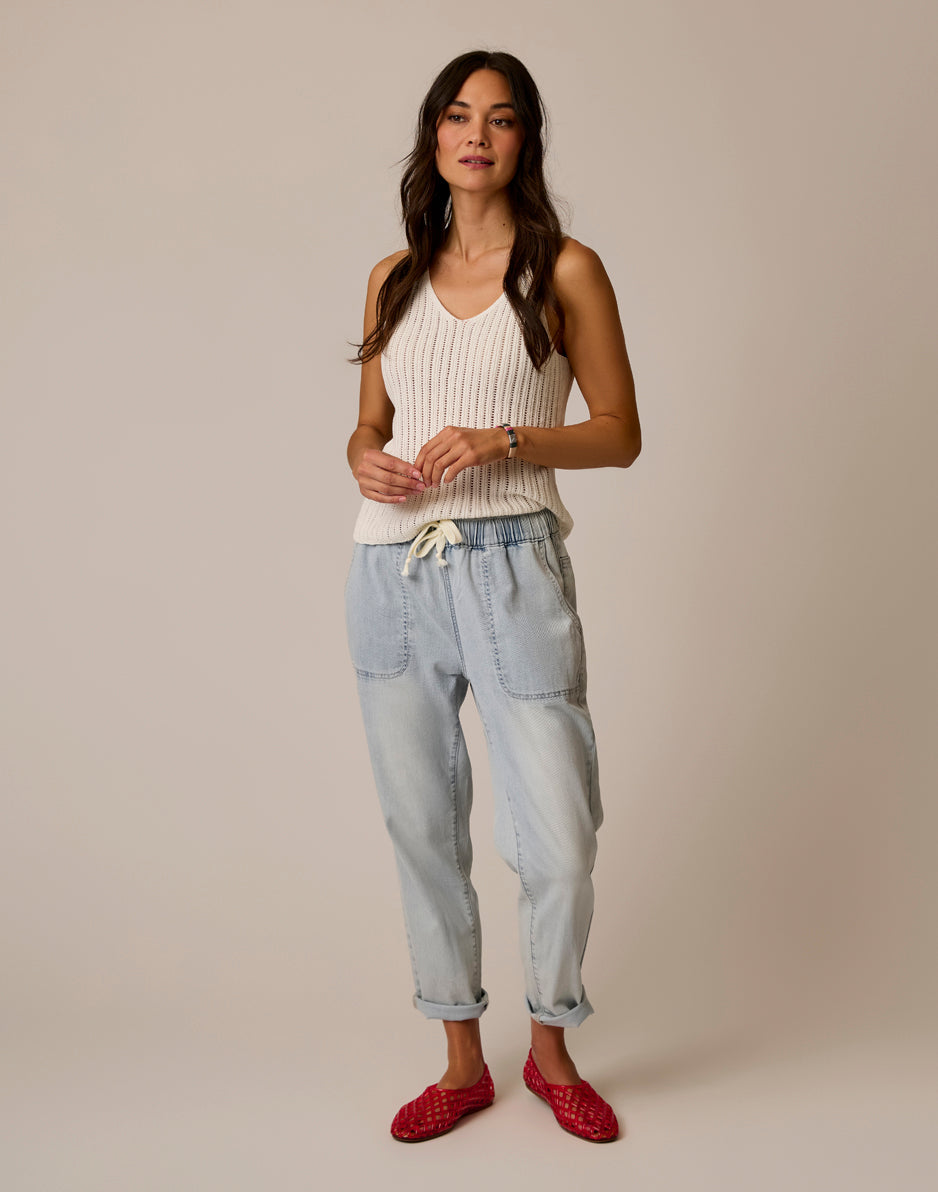 Zoe Lightweight Denim Pant