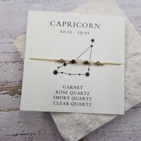 Constellation Natural Stone Bead Friendship Bracelet