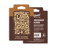 Public Lands Are Public Good Sticker