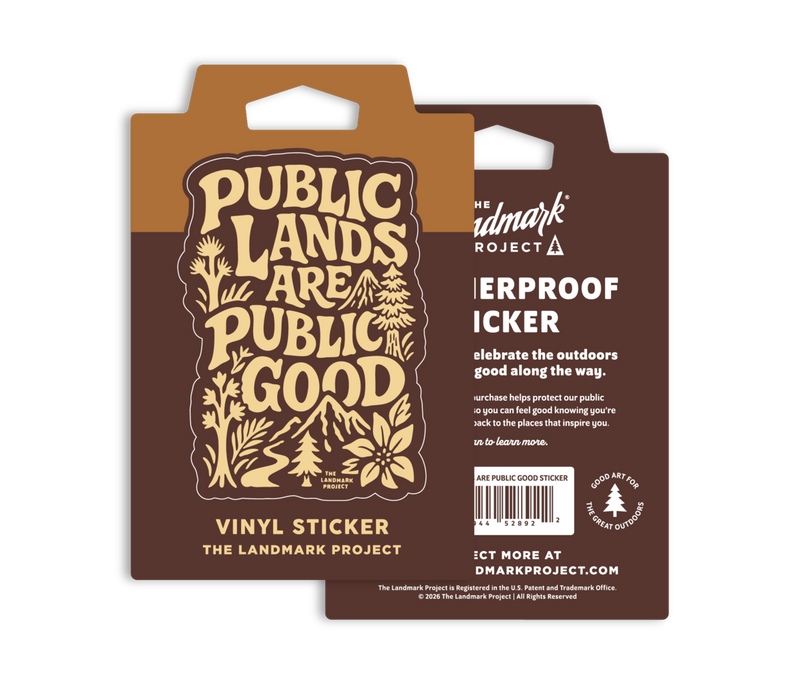 Public Lands Are Public Good Sticker