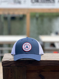 American Aquatic Rubber Patch Trucker Hat