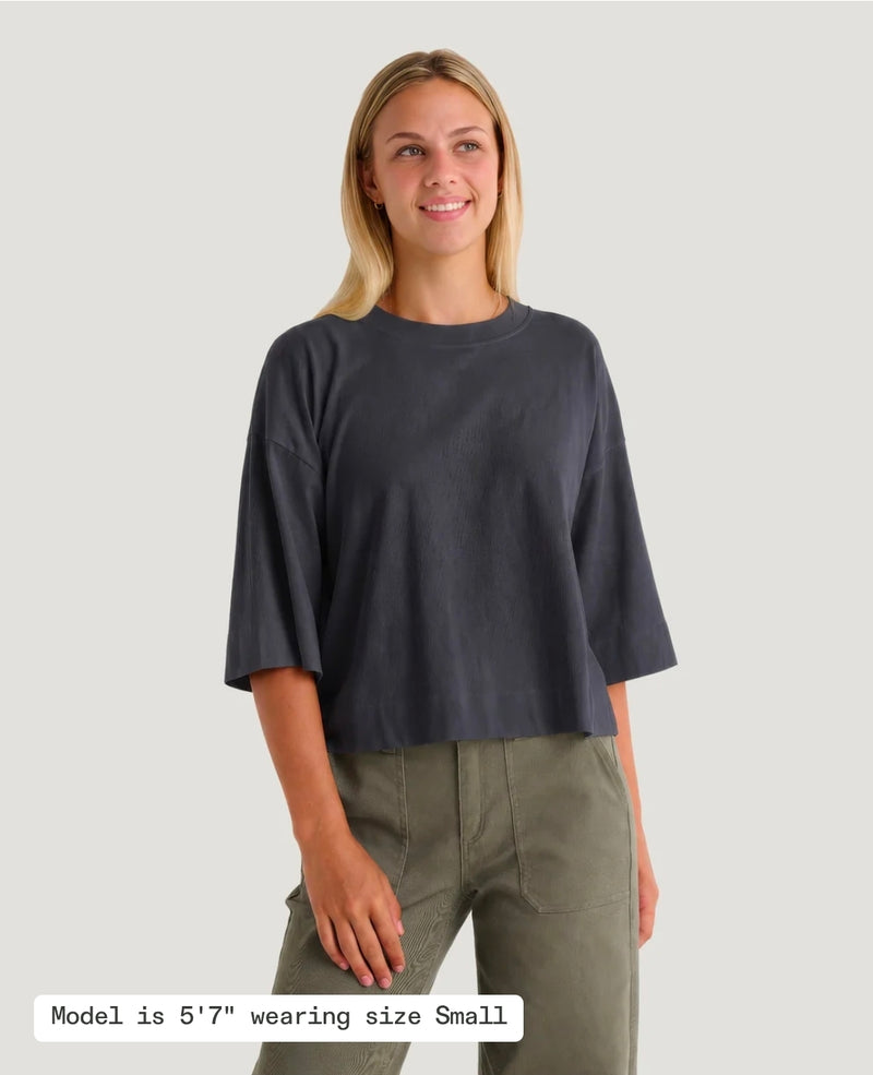 Heavyweight Cotton Cropped Tee