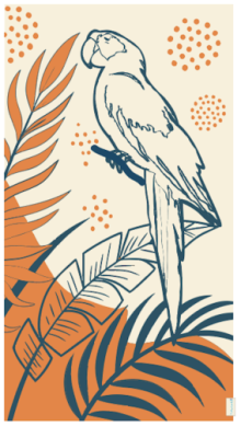 Margaritaville Parrot Towel