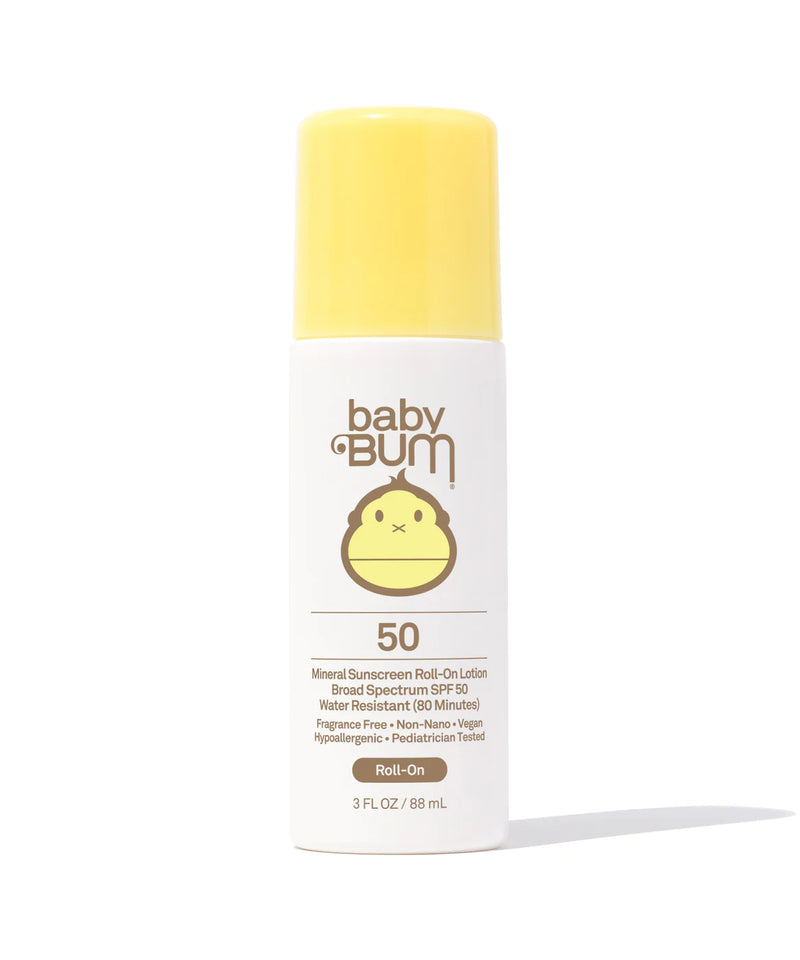 Baby Bum Mineral SPF 50 Sunscreen Roll-On Lotion - Fragrance Free