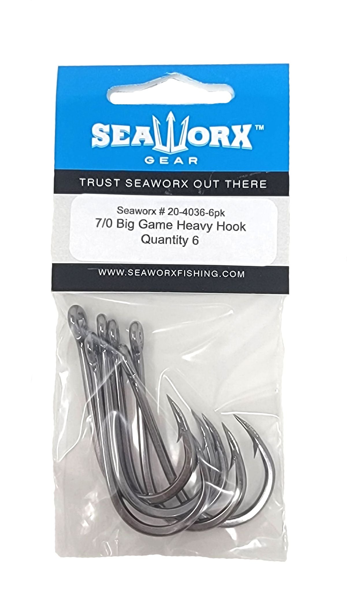 7/0 Big Game Heavy Hook, 6pk