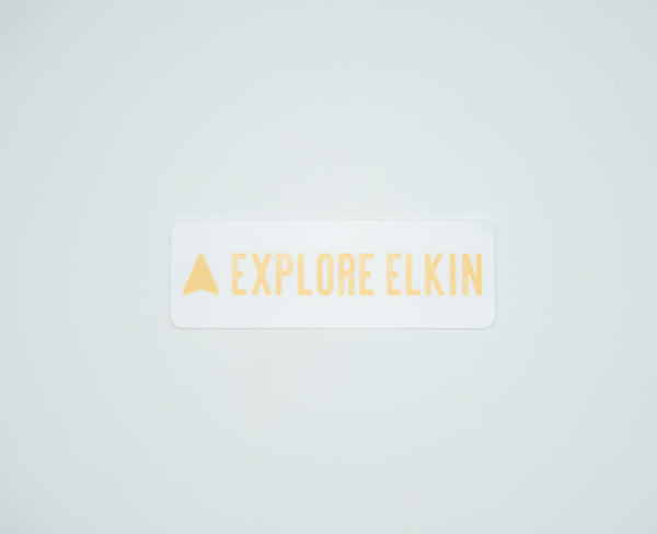 Explore Elkin Arrow Sticker
