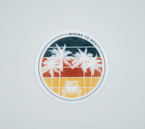 Where To Next Sticker