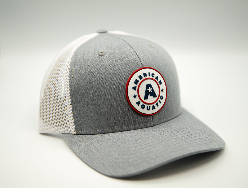 American Aquatic Rubber Patch Trucker Hat