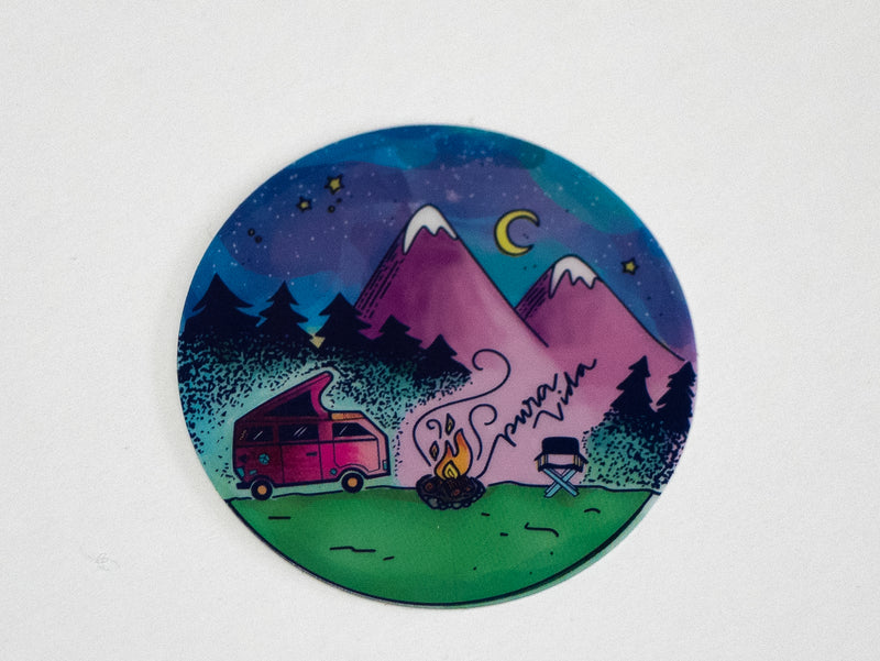 Pura Vida Under the Stars Stickers