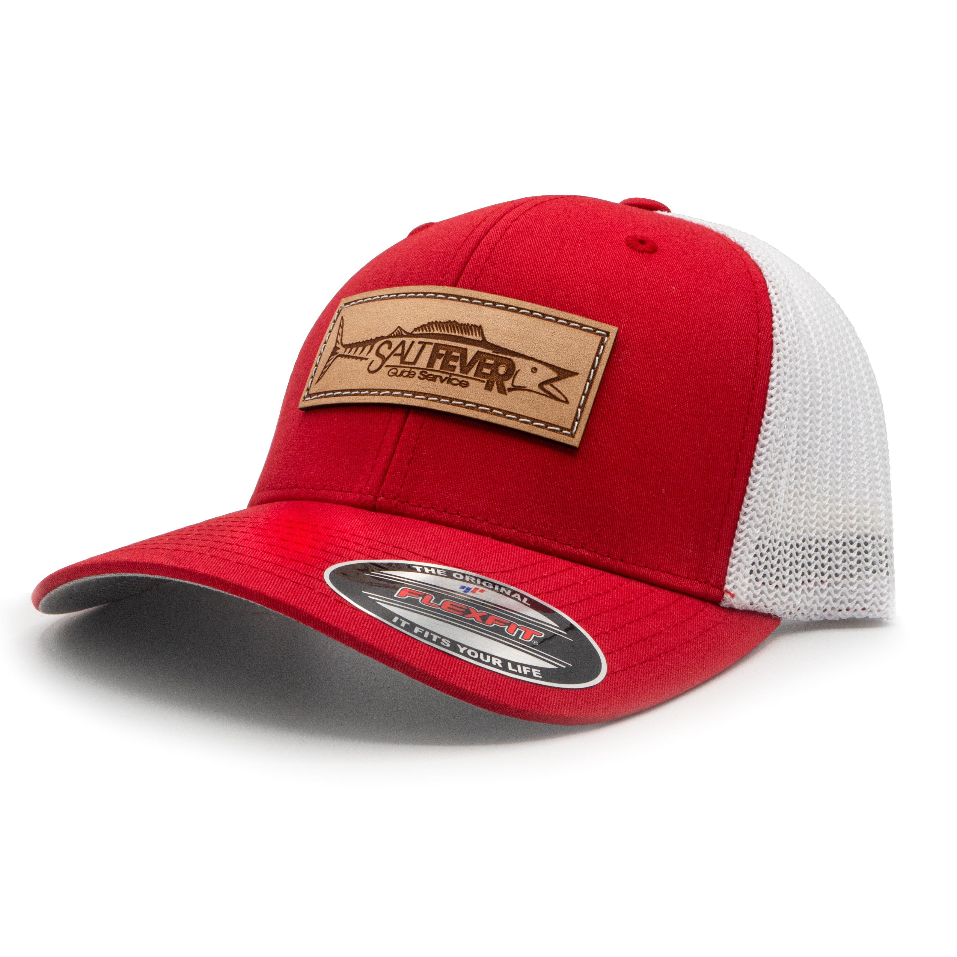 Salt Fever Leather Patch Flexfit Hat