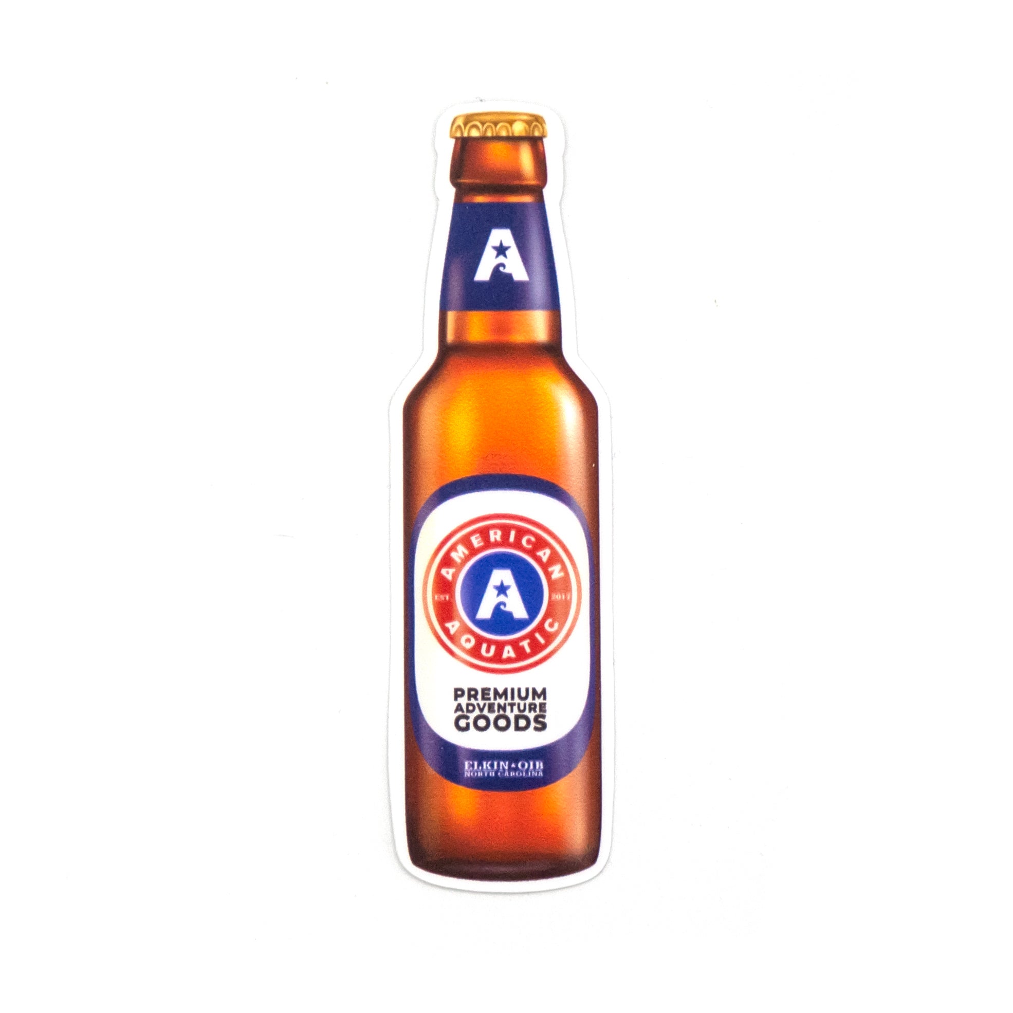 America Aquatic Beer Sticker