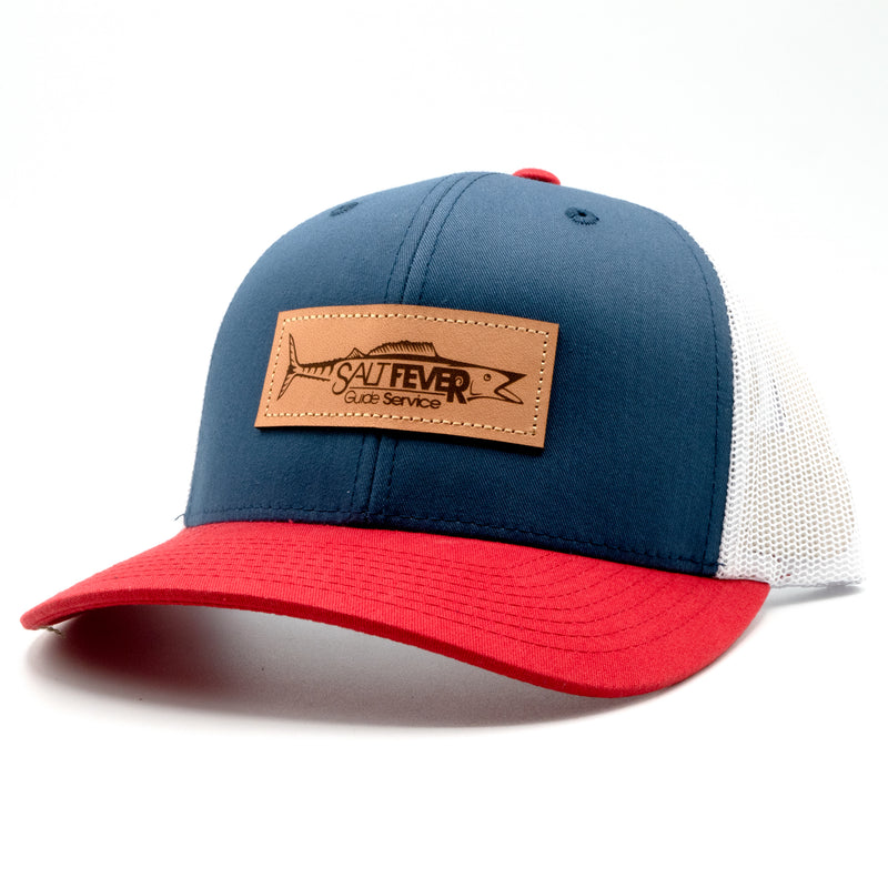 Salt Fever Leather Patch Hat - MORE COLORS AVAILIABLE