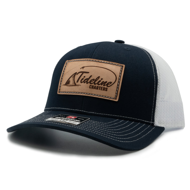 Tideline Charters Leather Patch Hat