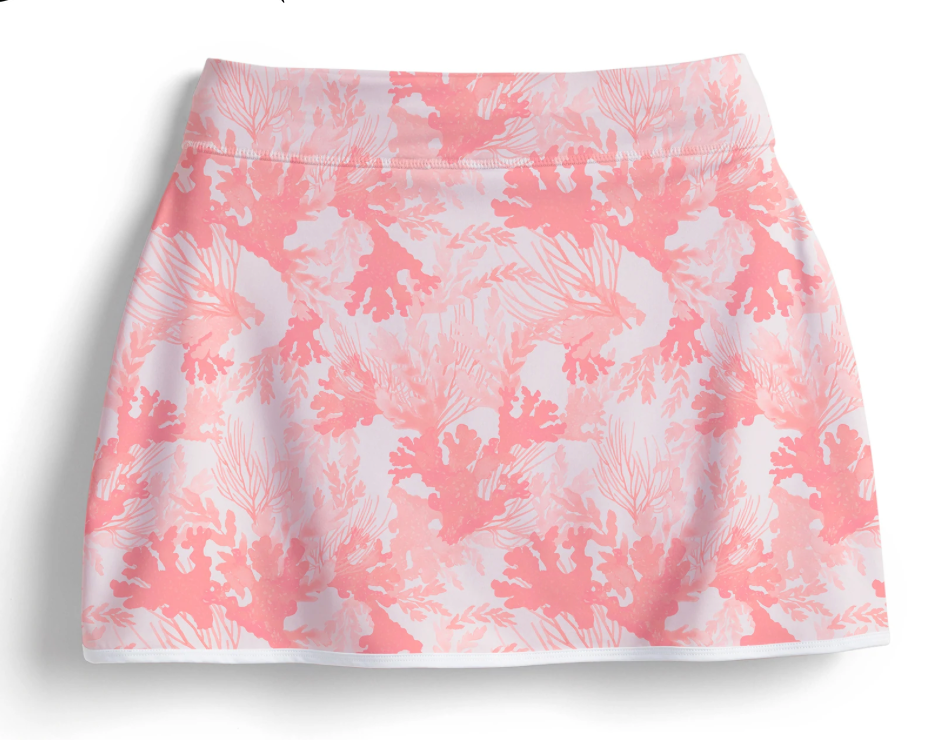 Coral Tropics Iconic Skort 14