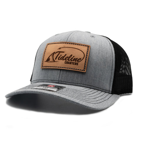 Tideline Charters Leather Patch Hat