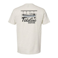 Tideline Charters Boat Line T-Shirt