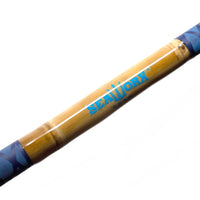 6' Bamboo Gaff, Black custom heat shrink grip, 2" Winthrop hook