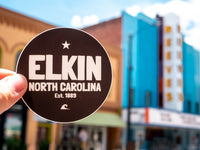 Elkin Circle Sticker
