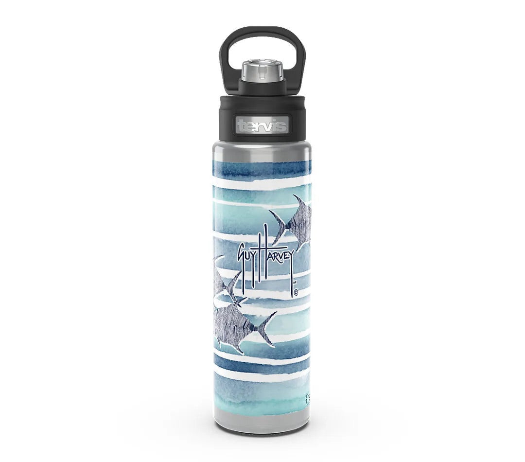 Guy Harvey-Freeswim Fish 24 oz. Stainless Steel