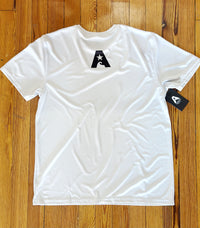 Salt Fever Logo Performance Gray Short Sleeve Shirt